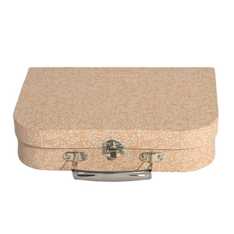 Biodegradable Manufacture Wholesale Scatola Regalo Craft Paper Packaging  Cardboard Suitcase Box for Children