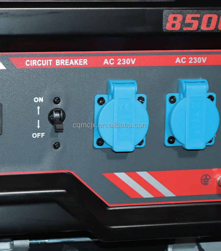 6.5kva 6.5kw 6500w 6500 Watts 50hz/60hz Gasoline Generators Electric Start Open Frame Petrol Generator Ac Generators supplier