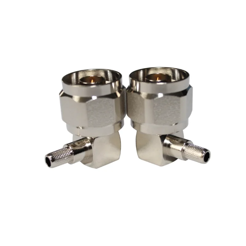 product hot style n c jw3 factory supply connector angle male n connector crimp rg58 rg142 cable-2