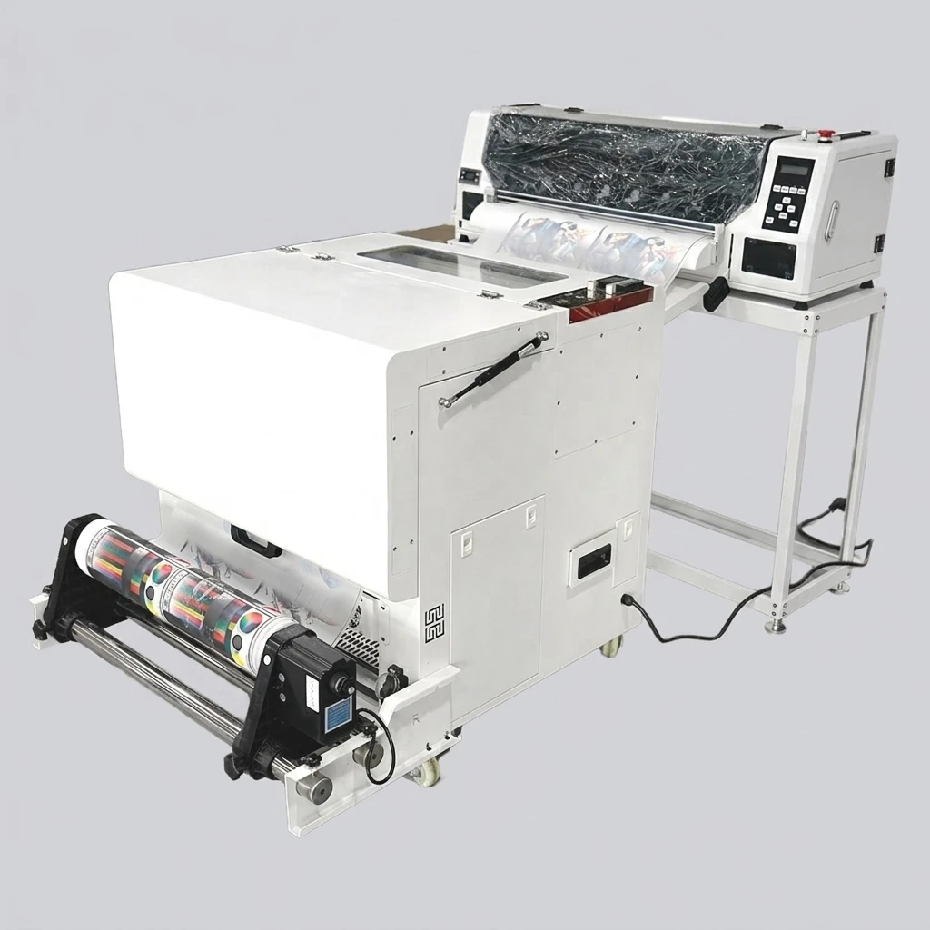 New I1600 I3200 A1 DTF 600mm Shaker Oven Dual Head Automatic Printer for T-Shirts Textiles Phone Cases