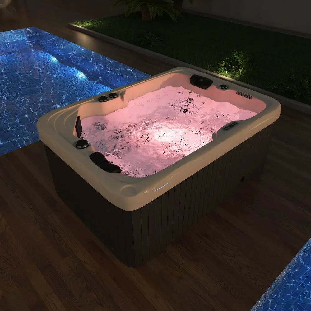 Outdoor 2 Person Spa Freestanding Hot Tub Garden Whirlpools Bath Swimming Spa Hot Tub Buy Lazy