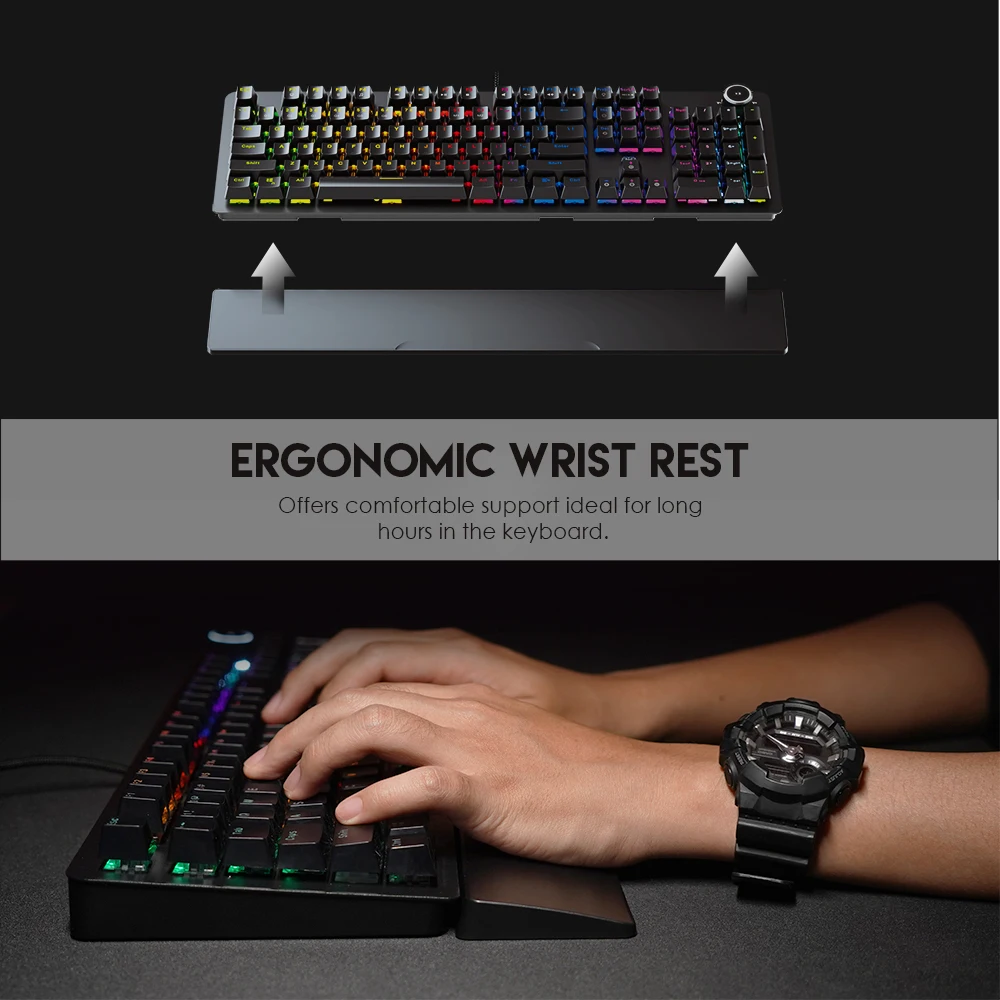 FANTECH MK853 MAXPOWER Customize Mouse Gamer Wired Gaming Mechanical Keyboard