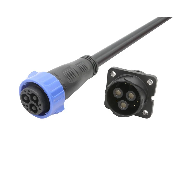 Shenzhen Factory Custom Drawing 3+10Pin 500V E-motorcycle Plug Ebike Battery Connector