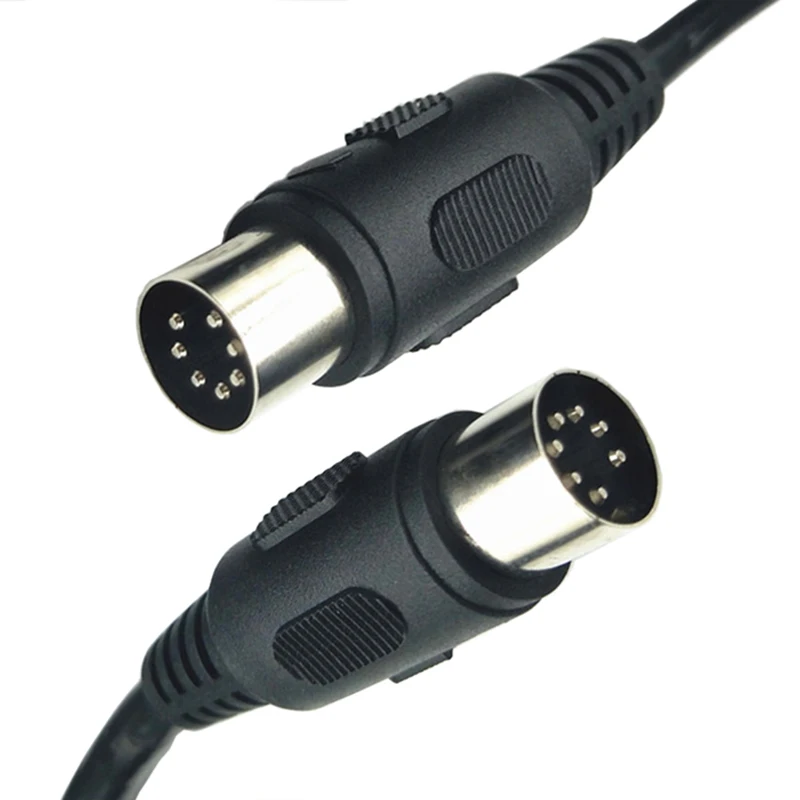 7 Pin Large Din Cable for Audio 7 Pin Din Female Male Customize Midi Cable for Jvc Home Theater Subwoofer