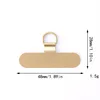 T-shaped D-ring-gold