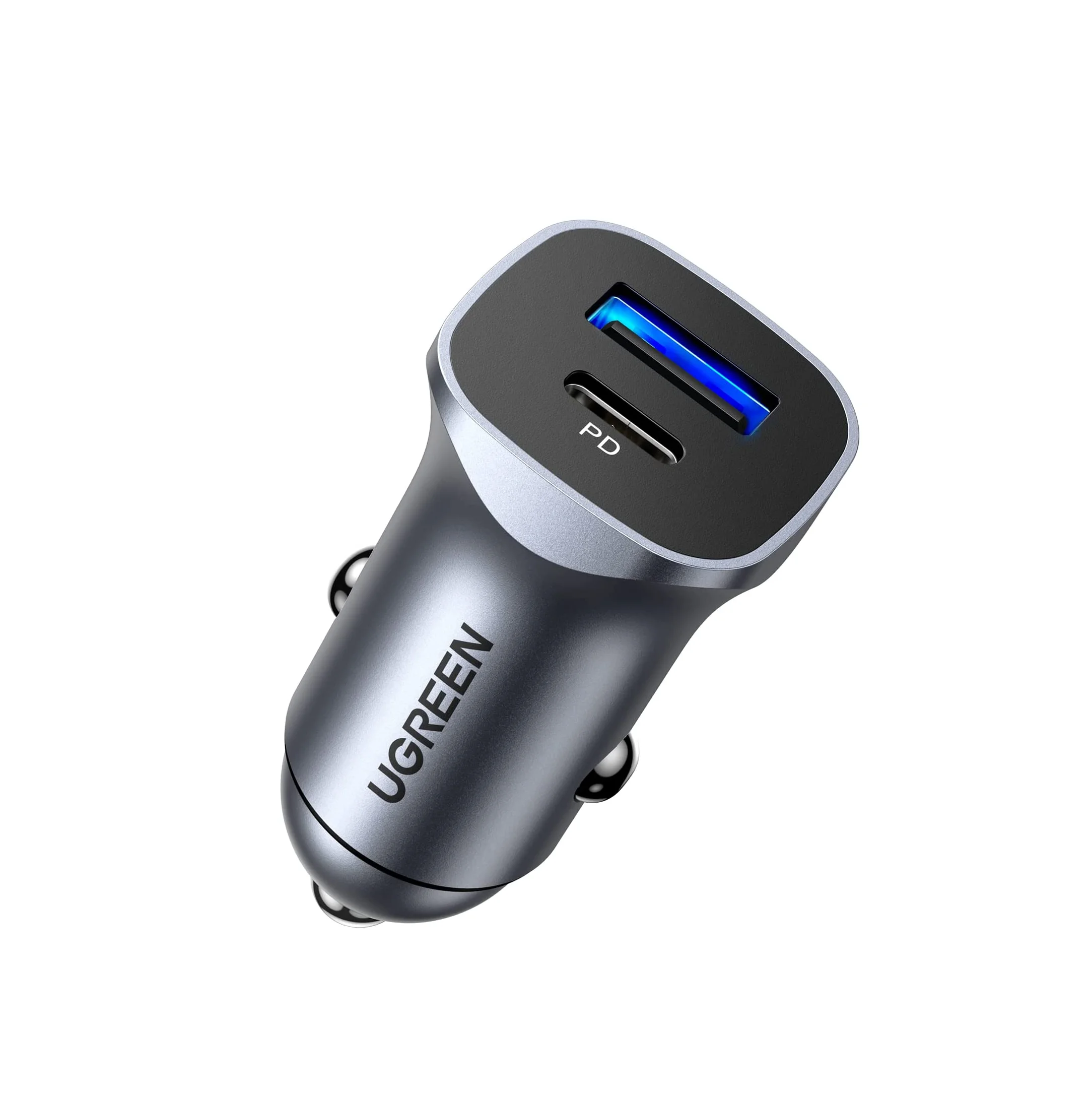 Ugreen Usb C Car Charger Pd 20w & Qc18w Fast Car Charger Adapter Dual
