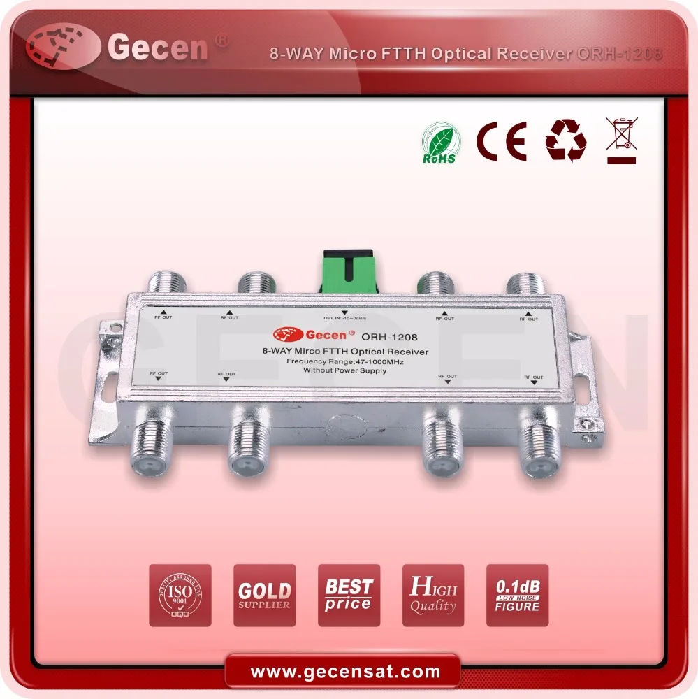 CATV 8 way optical receiver ftth optical node