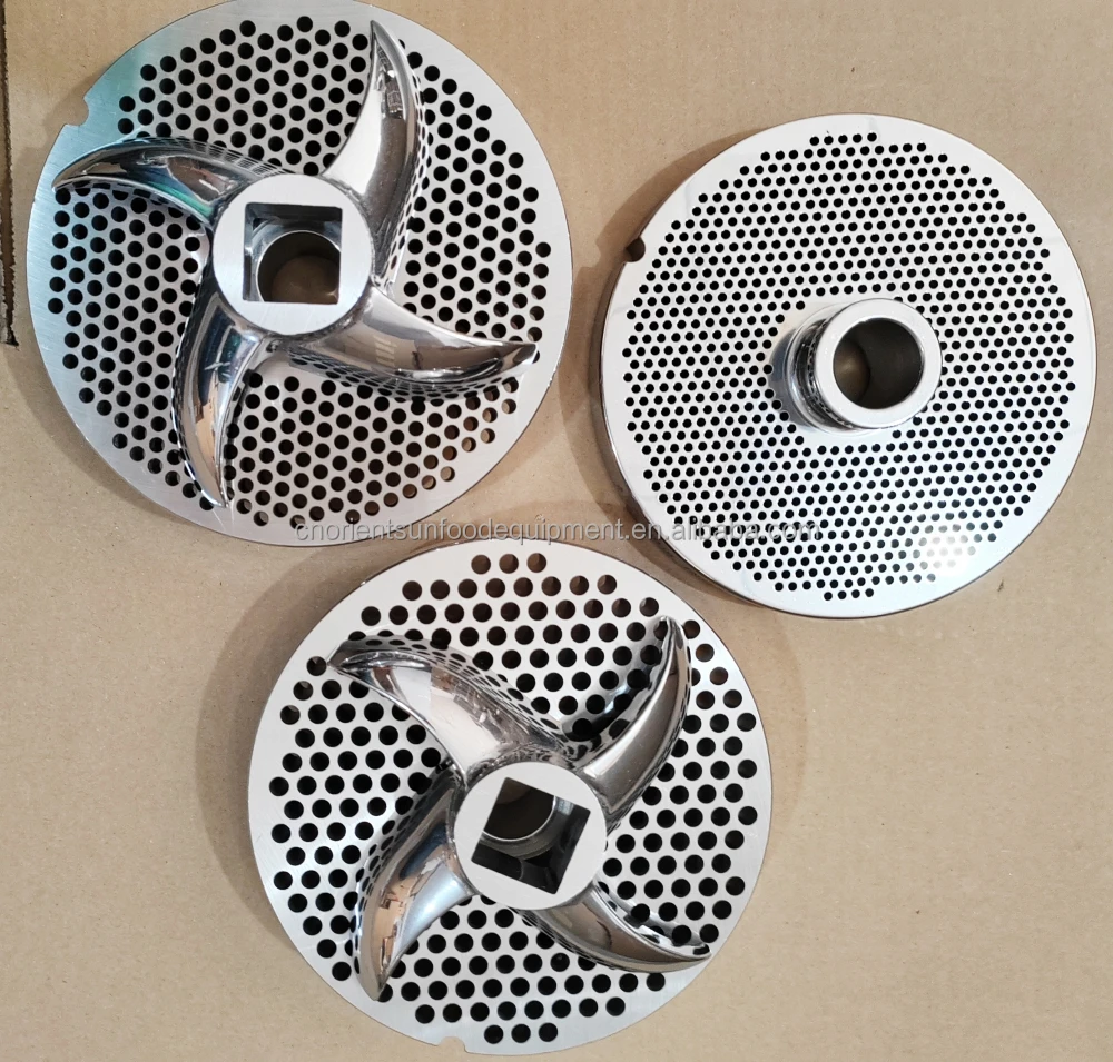 Meat Grinder Blades And Plates Knife 81012,22,32 4252 Fit