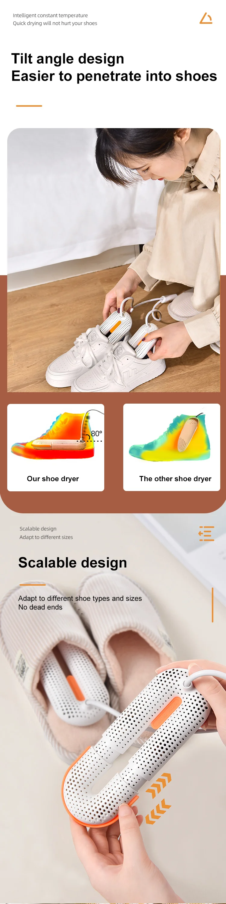 Dehumidify Odor Deodorant Shoe Dryer Sterilizer Portable Electric Ozone