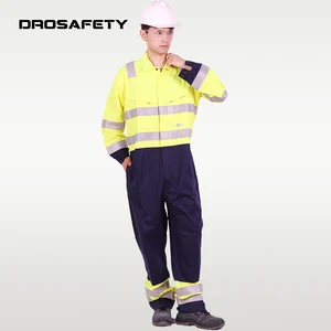Comfortable Industrial Anti Static Electric Arc Workwear Fire Resistant Technician Work Coverall