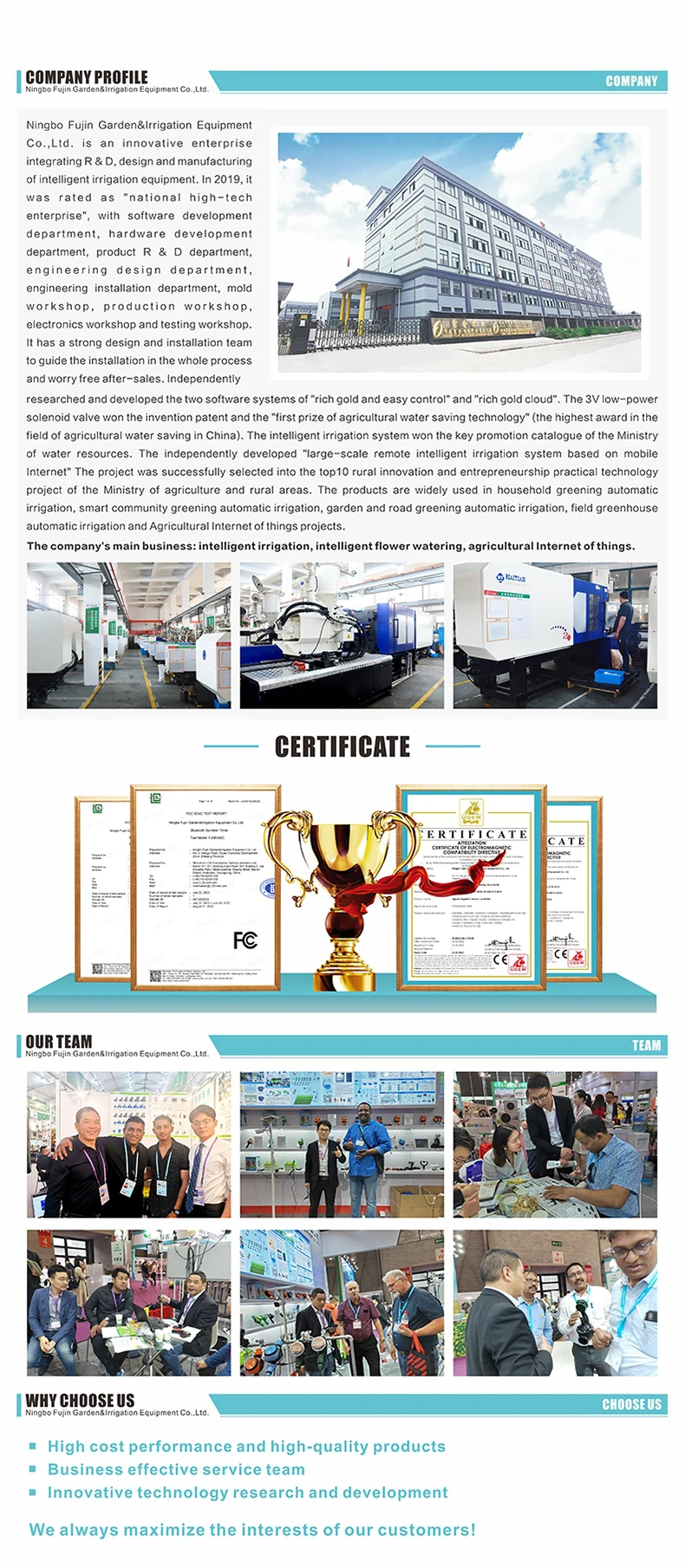 Fujin Irrigation Atomization Quickplug Micro Spray Connect 6mm Four