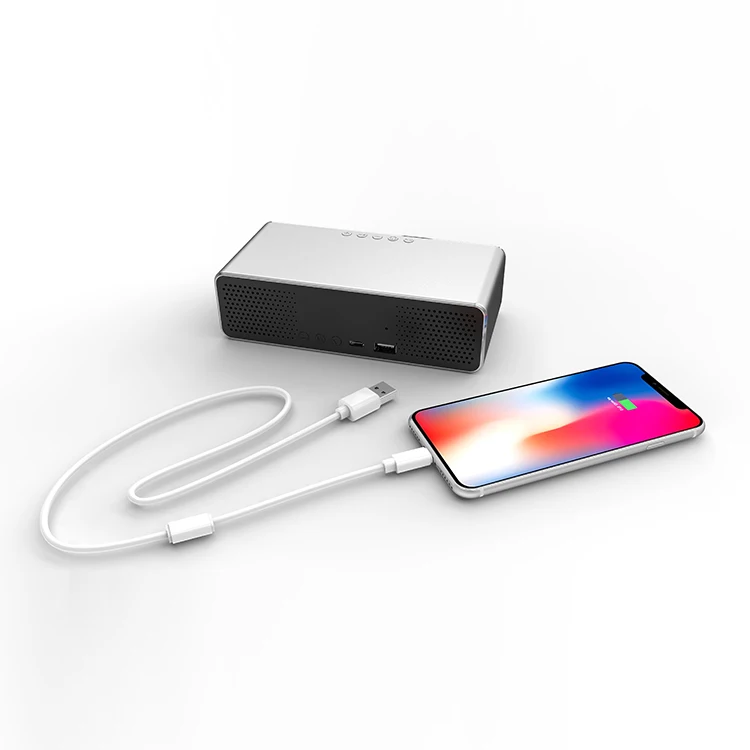 Лидер продаж многофункциональное Беспроводное зарядное устройство с FM-радио часами динамиком портативный цифровой