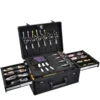 Black Sliding Trays with 8 individual slots