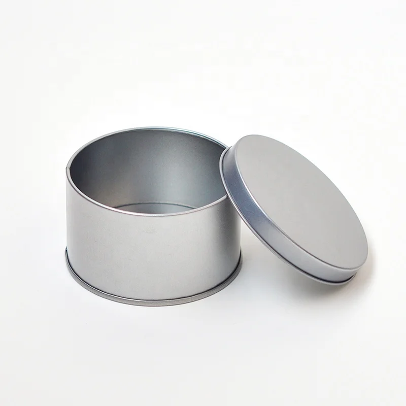 Deep Metal Tins - Round, 6 oz, Solid Lid S-23235 - Uline