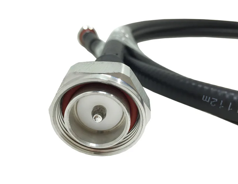 402 Coax Jumper Cable; 4.3-10 Male To DIN Female; Low PIM; 10ft Length Open Box