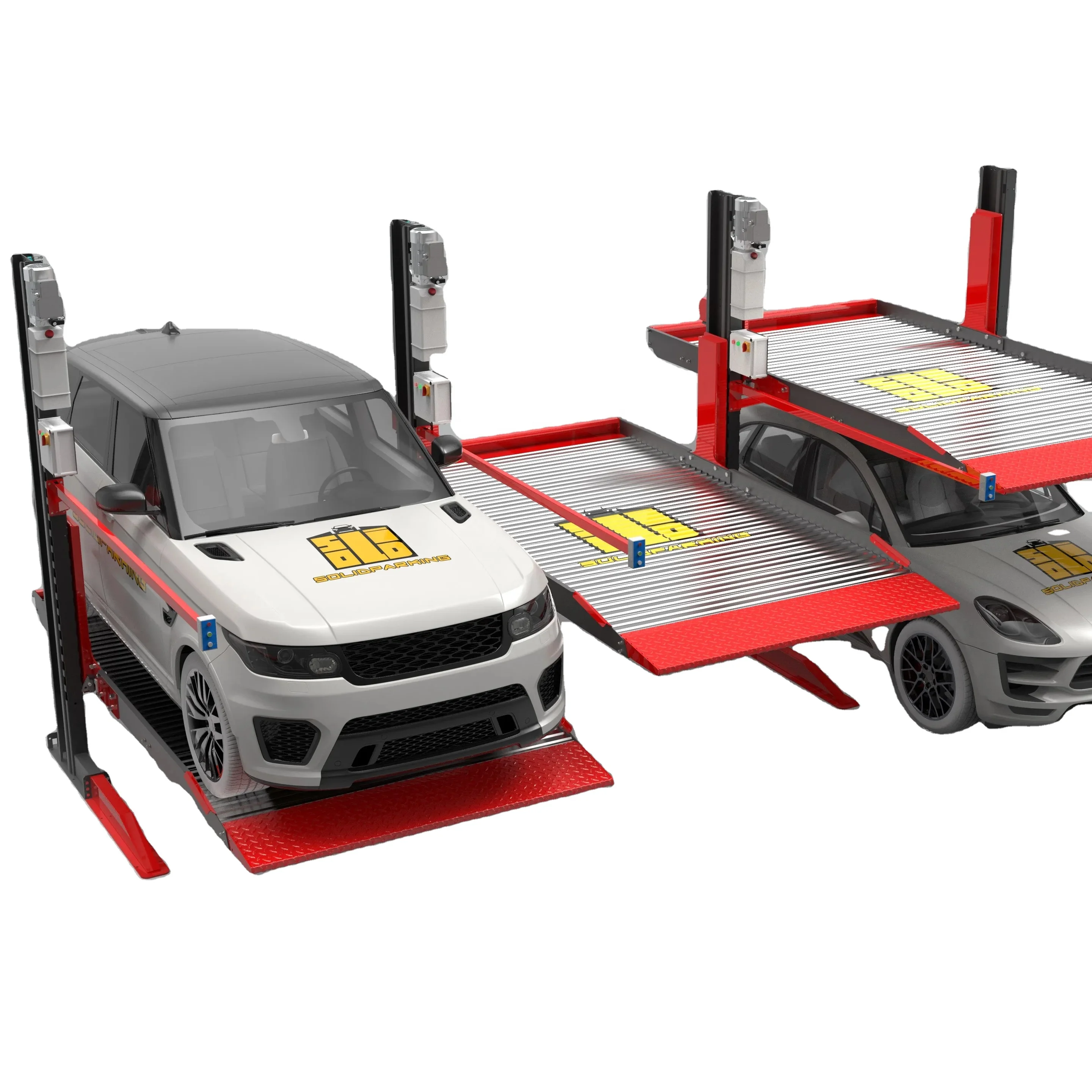 Сертифицированный CE двухстоечный автомобильный подъемник емкостью 2700 кг один гидравлический подъемный цилиндр общий дизайн стойки для частных гаражей