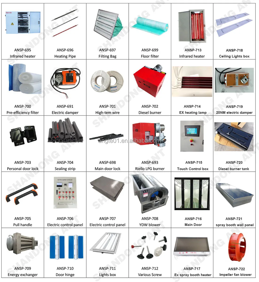 Explosion Proof Fans, Aluminum, 4m*2.8m, 50mm - detail 22