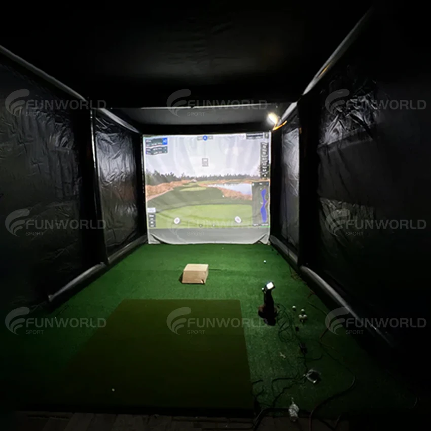 Inflatable Golf Simulator Enclosure - Perfect for Practice