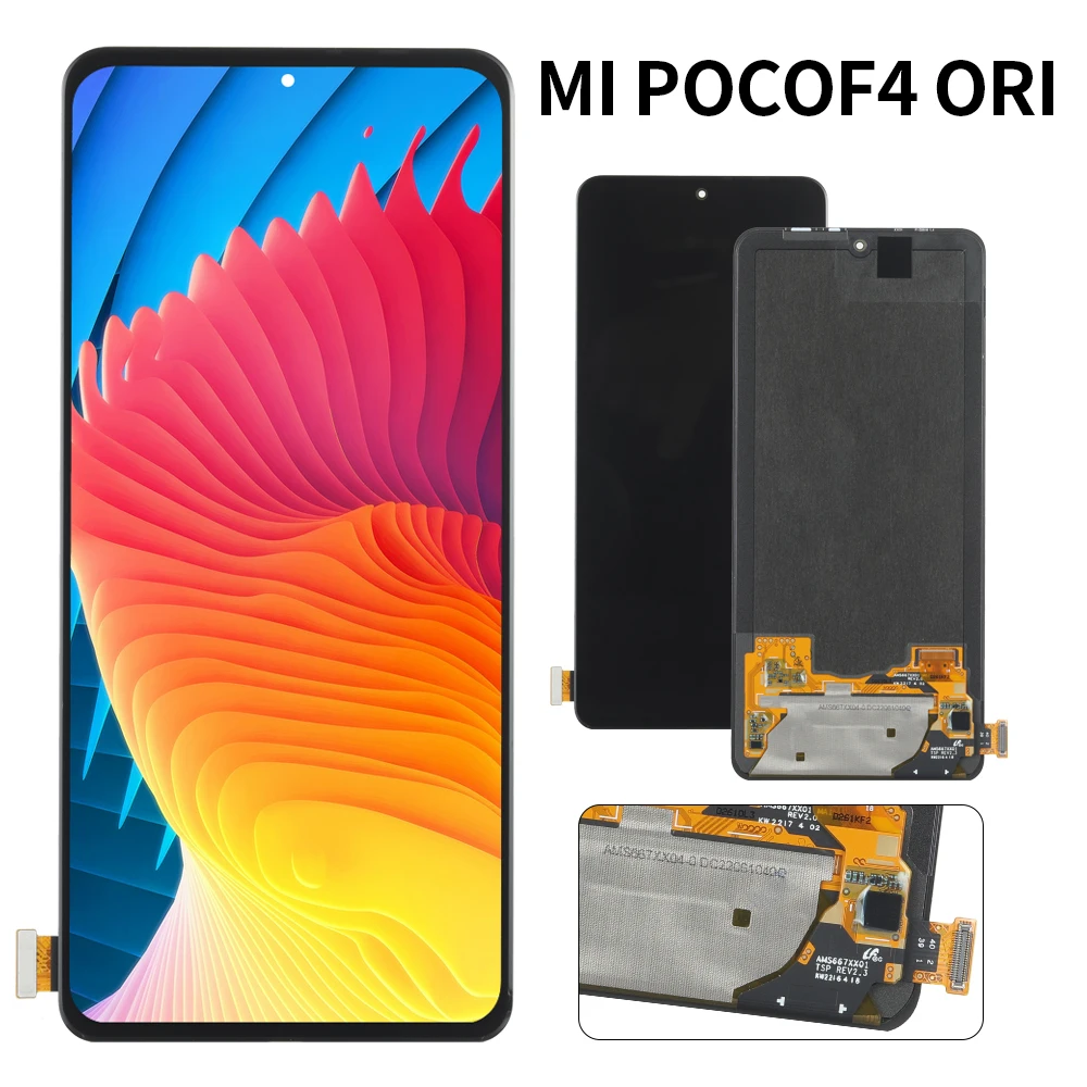 Écran LCD Complet Sur Châssis Pour Xiaomi POCO F4 5G 2022 - Night Black