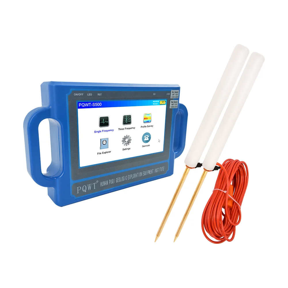 China Supplier Ground Water Detector Industrial Metal Water Detectors Machine Deep Underground Water Detector Pqwts300
