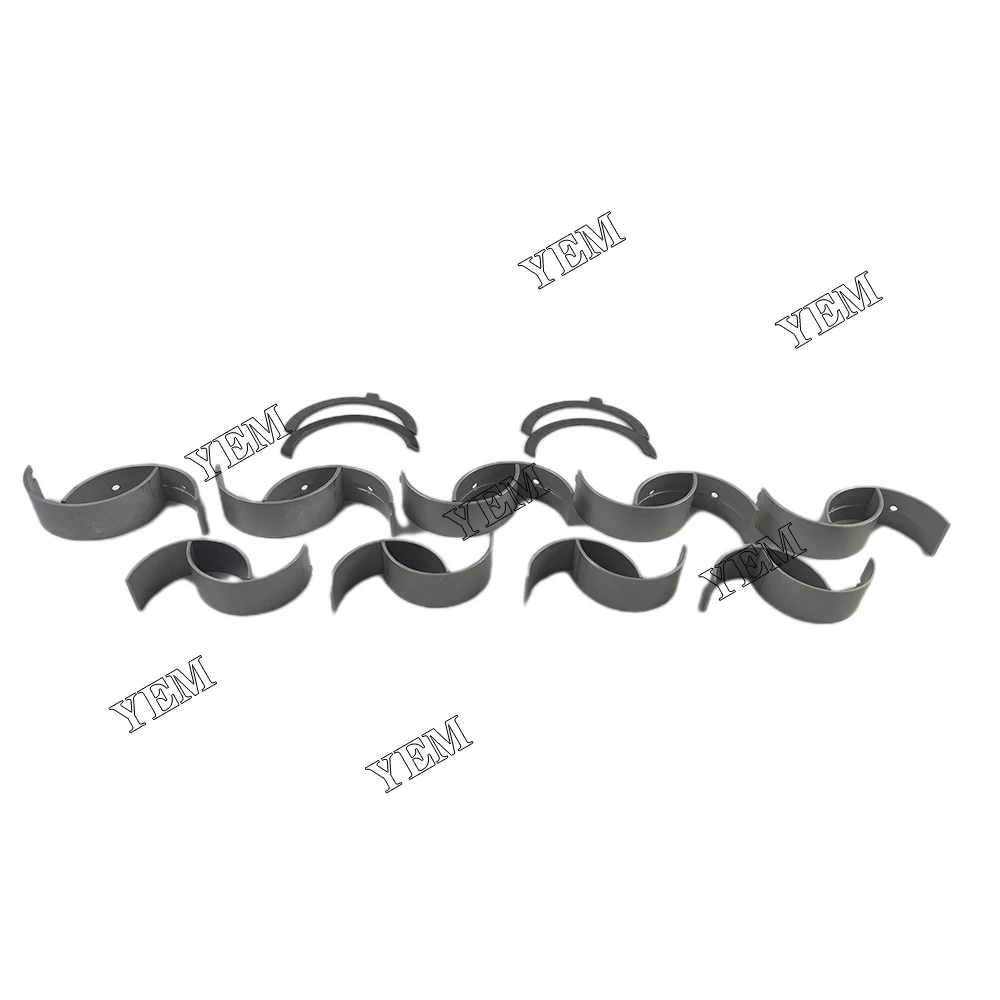 4G18 Main Bearing and Connecting Rod Bearin Kit & Thrust Washer Set Engine Bearing Set for Mitsubishi 4G18 Engine 4