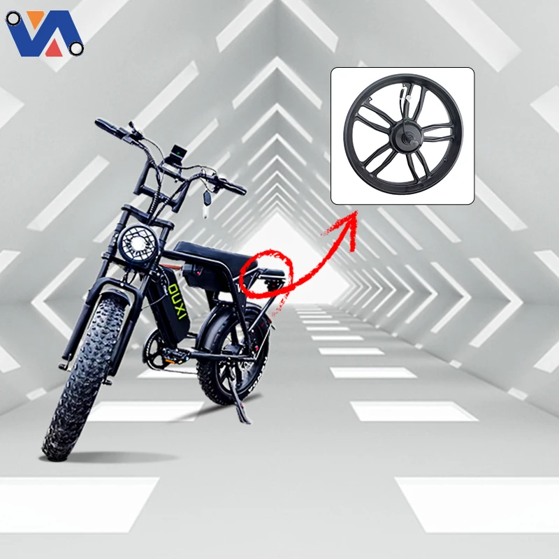 product new image 20 inch electric bicycle motor wheel 48v 250w for ouxi v8 motorized bicycle parts replace bike accessories motorcycle-4