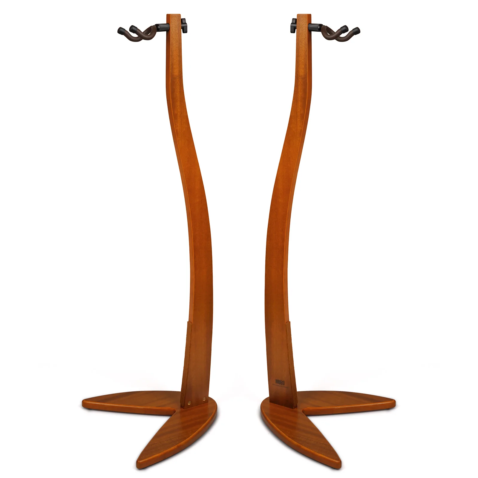 JORGTYRA Support de guitare acoustique en bois, support réglable pour guitare électrique, support pliable avec rembourrage en mousse pour basse, violoncelle, mandoline, banjo, ukulélé