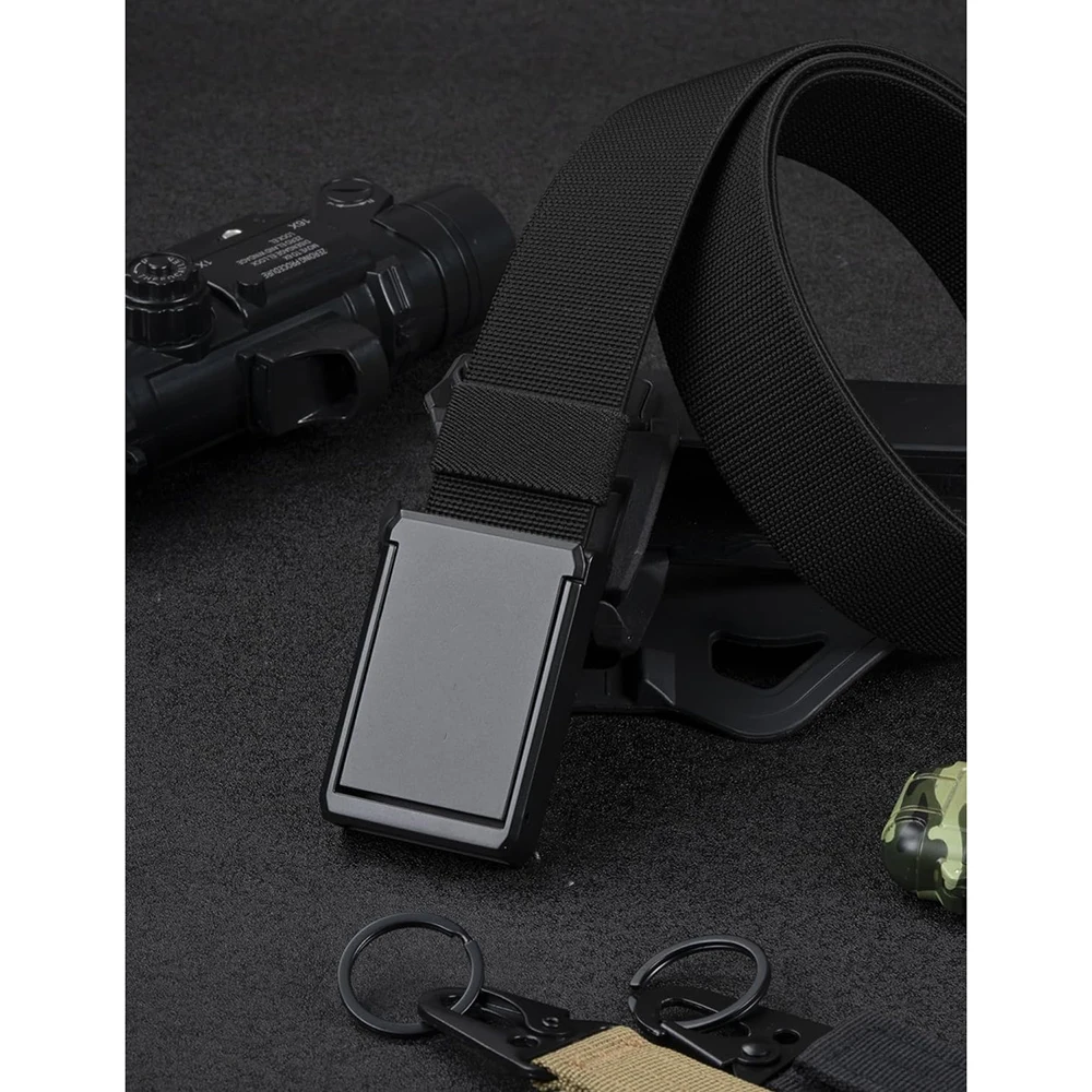 Breathable Wear-resistant Lightweight Nylon Web Work Belt with Quick Release Buckle High-quality Tactical Belt