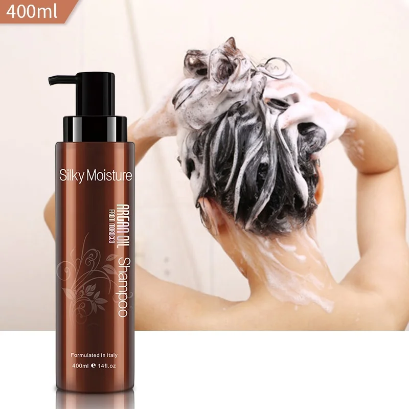 NUSPA 400 мл/1000 мл/20 мл аргановое масло шелковистый кератин коллагеновый увлажняющий шампунь с аллантоином алоэ розмарином против перхоти Гладкий