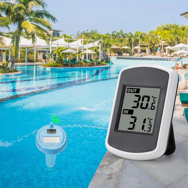 Customized Floating Solar Wireless Digital Thermometer Monitor Pool Temperature Household Thermometers
