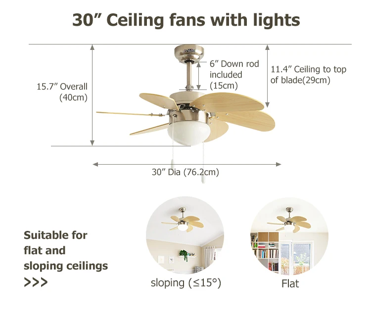 1stshine Ceiling Fan Manufacturer Low Voltage Tavan Pervanesi Pull