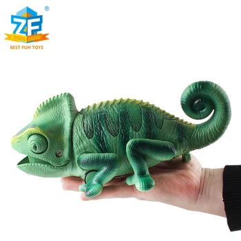 Drop Shipping JiaHuiFeng Rc Chameleon Animal Model Lighting Other Toy Animal Summer Game