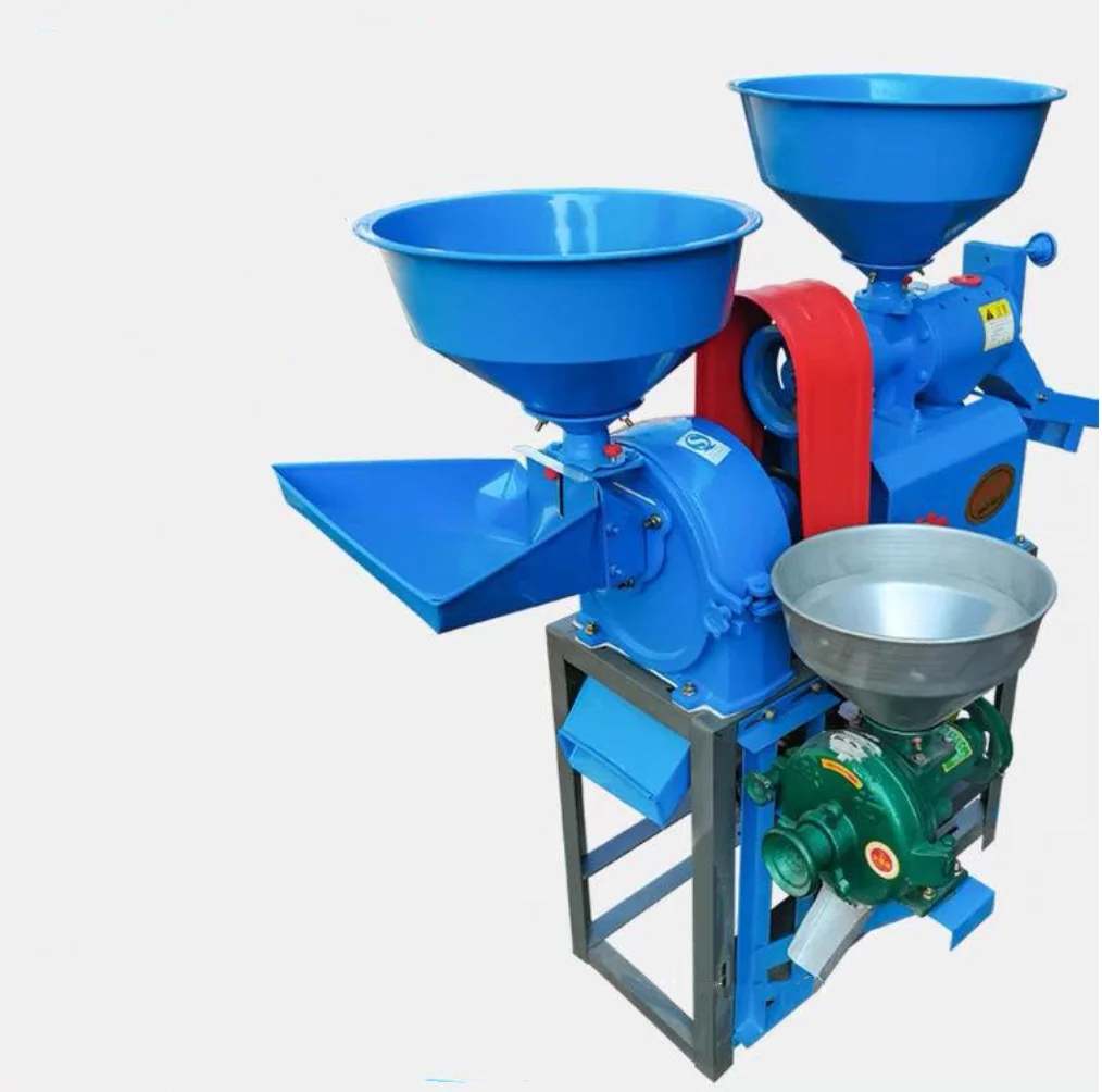 Grain Maize Rice Milling Machine Flour And Packing Electric Middle