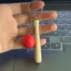 Balle 2Cm 2-en-1 Bâton en bois 7,5cm rouge