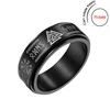 Nero - Rotabile - Anello con rune