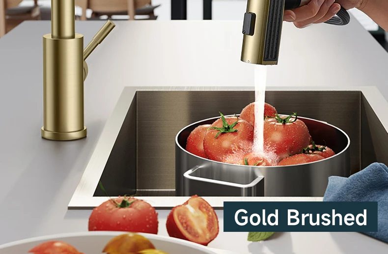 china manufacturer modern design types hot cold mixer faucet 304 sus stainless steel pull out water tap kitchen sink faucet tap