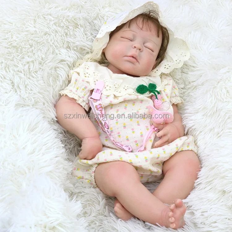 Reborn Babypuppe 55 Cm – Lebensechtes Silikon-Mädchen, Weich & Sicher Ab 3 Jahren