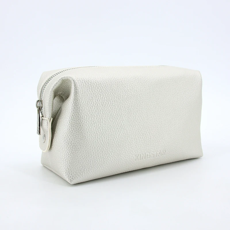 product kingstar luxury croc embossed pu leather toiletry bag women portable waterproof travel cosmetic case-3