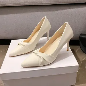 High-heeled Women's 2026 Spring Pointed-toe Women's Shoes for Women's Wedding Banquet Fashion Single Shoes