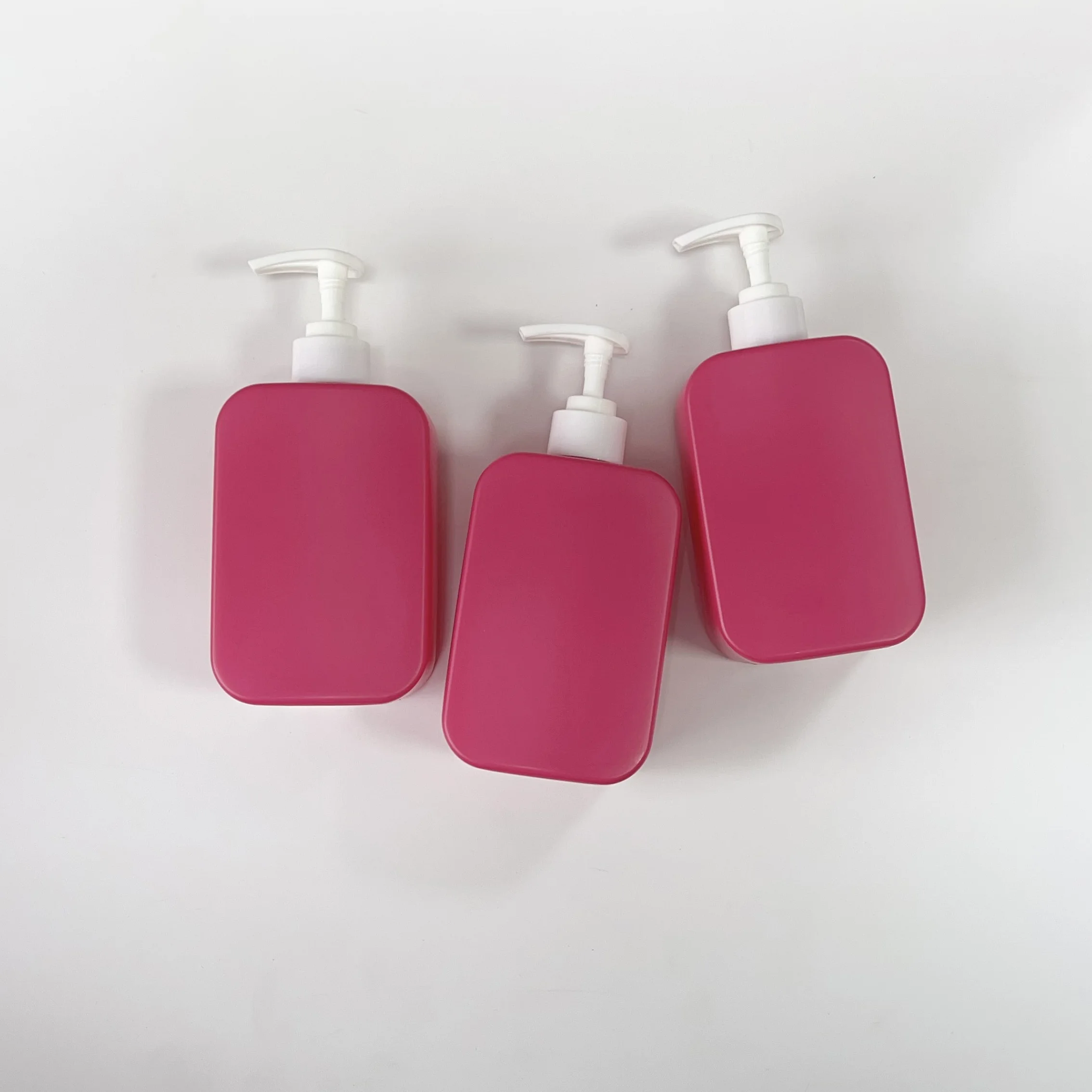 450ml HDPE Shampoo Packaging Plastic Recycling Lotion Pump Shampoo Cosmetic Lotion Bottle Hand Sanitizer Bottle