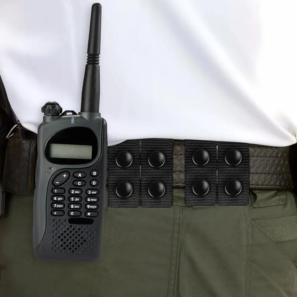 Comfortable Duty Belt Keeper with Double Snaps for Outdoor Sports Fixing Wide Security Tactical Belt