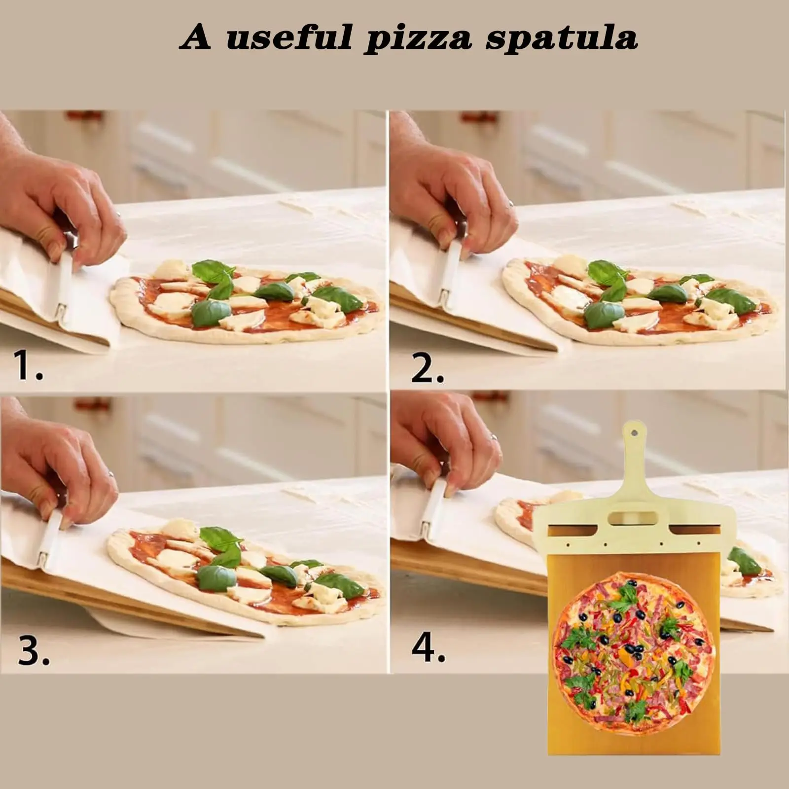 Pizza Peel Slide,The Pizza Peel That Transfers Pizza Perfectly Bamboo