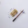 Soie de bambou jaune 11*6