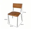 Silla Bahar color nogal