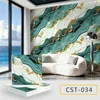 Jade Verde con Detalles Dorados - CST034