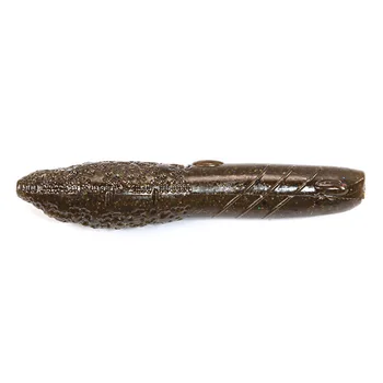 Potato Soft Bait 63cm 8cm Black Pit Bass Fishing Pit Bass Sinking Salt-Added Slow-Sinking Mandarin Fish Soft Worm Lure – Soft Lure – view 2