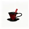 Love cup and dish+matching spoon