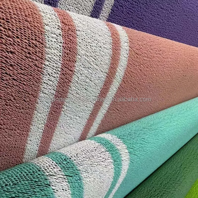 PVC Coil Loop Noodle Pvc Cushion Spaghetti Carpet Roll Car Floor Mat Pvc Car Mat for Car Interior
