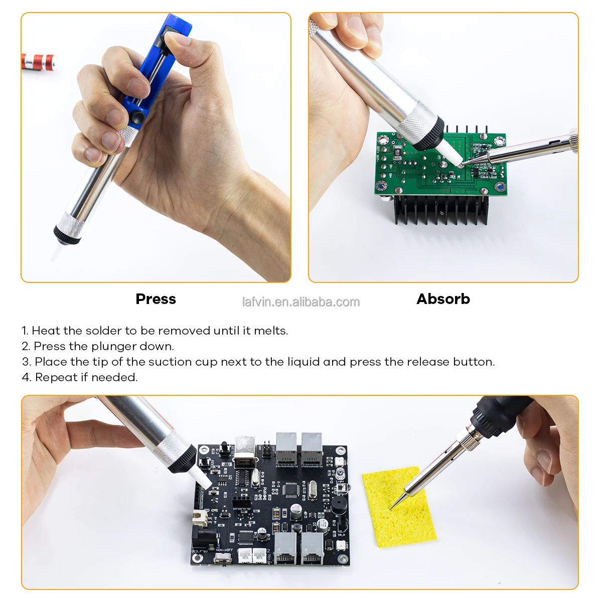 Soldering Iron Kit 110v 60w Welding Tool With Digital Multimeter,5 Pcs