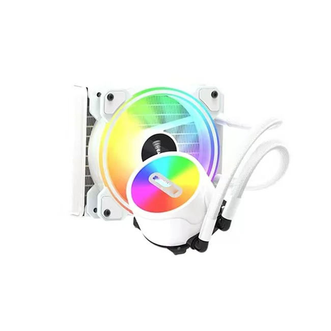 Desktop Computer Water Cooler Cpu With Screen 120mm Rgb Fan Pwm 150W PC CPU Liquid Cooling Aio Cooler Water Cooling Radiator